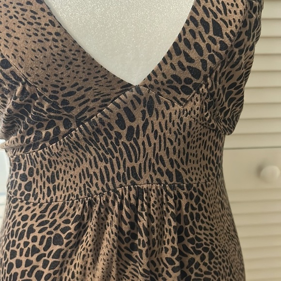 Guess Jeans animal print dress with tie waist size M - Picture 2 of 3
